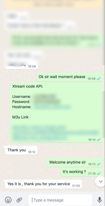 WhatsApp Customer Review 2 - Fast activation and great service